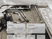 Tablet Screenshot of kaunobaldai.lt